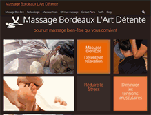 Tablet Screenshot of massagebordeaux.org